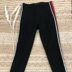 Sanctuary - Black Trouser w/ red & white stripes